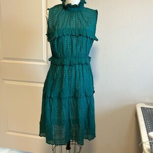 Isabel Marant Emerald Green Midi Dress